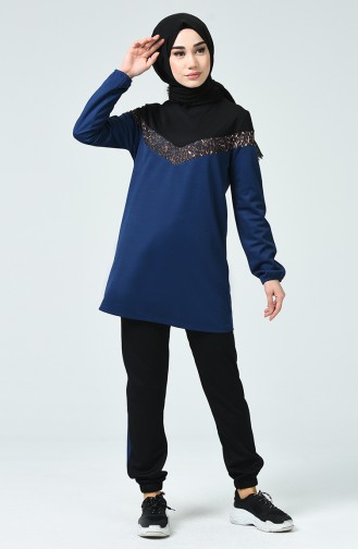 Navy Blue Tracksuit 9078-04