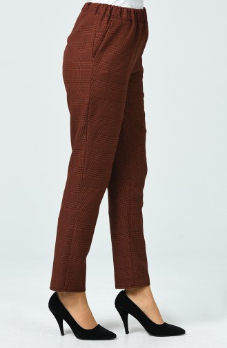 Pantalon à Motifs 3129-02 Brique 3129-02