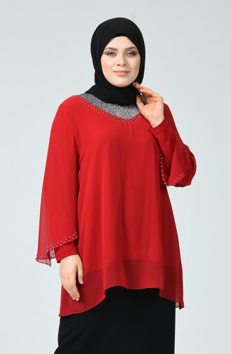 Claret red Blouse 2220-03