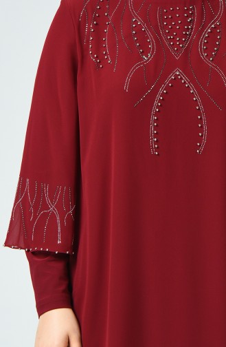 Claret Red Blouse 2222-03