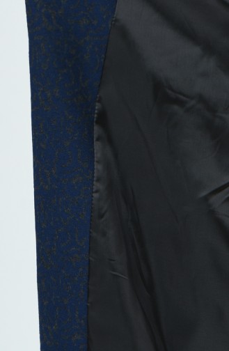 معطف طويل أزرق كحلي 20W0A6092-02