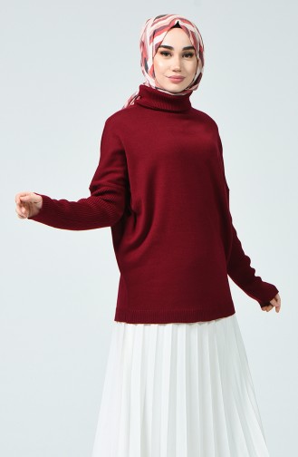 Weinrot Pullover 0562-01
