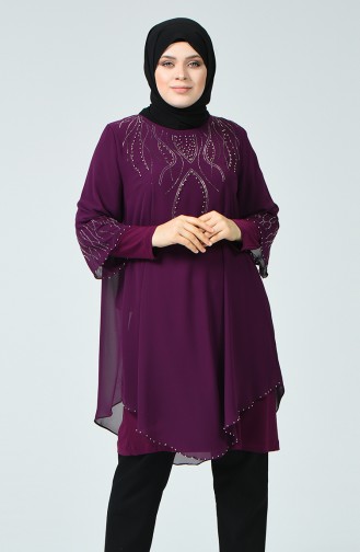 Lila Bluse 2222-01