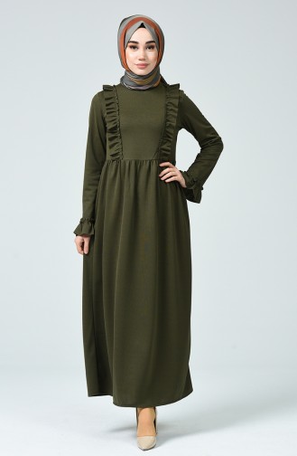 فستان كاكي 1424-05