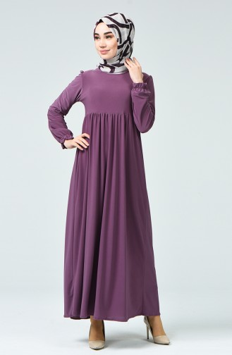 Beige-Rose Hijab Kleider 1934-01