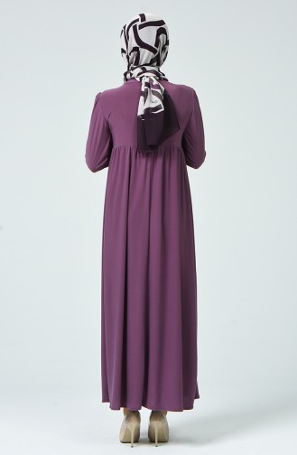 Robe Hijab Rose Pâle 1934-01