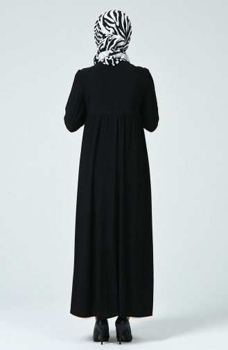 Shirred Sandy Dress 1934-02 Black 1934-02