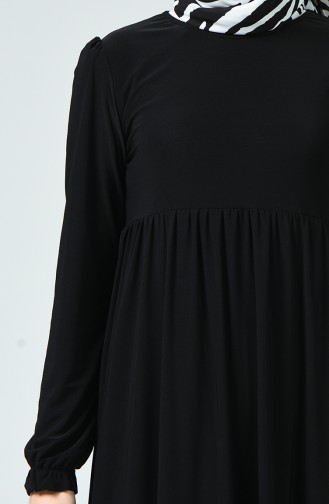 Shirred Sandy Dress 1934-02 Black 1934-02