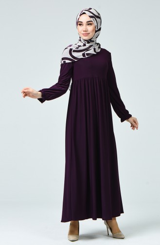 Shirred Sandy Dress 1934-05 Purple 1934-05