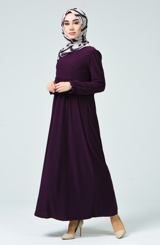 Shirred Sandy Dress 1934-05 Purple 1934-05