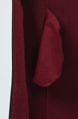 Claret red Gilet 2103-05