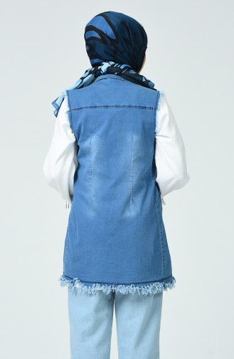 Denim Blue Waistcoats 0602-01
