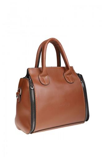 Women´s Shoulder Bag Brown Tobacco 374-91