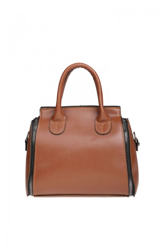 Damen Schultertasche M374-91 Tabak 374-91