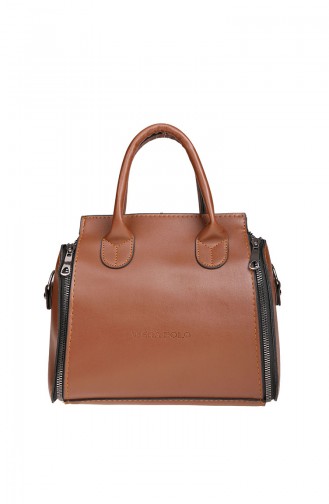 Women´s Shoulder Bag Brown Tobacco 374-91