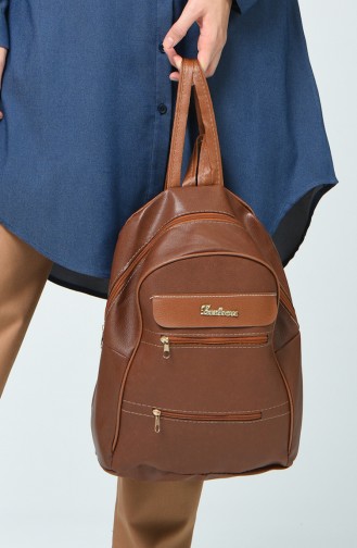 Tan Backpack 14-04