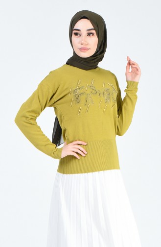 Pistachio Green Sweater 0590-01