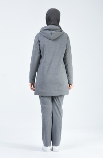 Ensemble Survêtement à Capuche 20002-04 Gris 20002-04