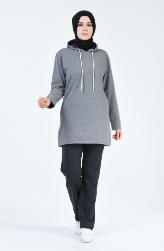 Ensemble Survêtement à Capuche 20002-05 Gris Anthracite 20002-05