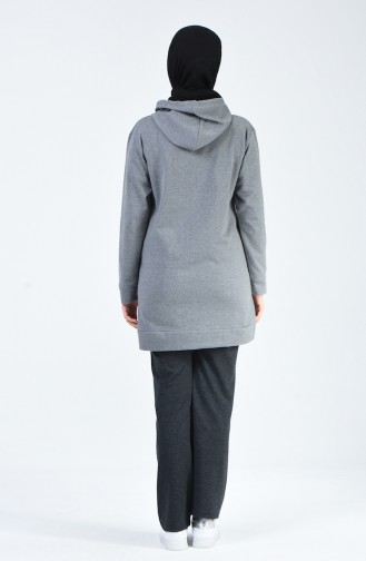 Ensemble Survêtement à Capuche 20002-05 Gris Anthracite 20002-05