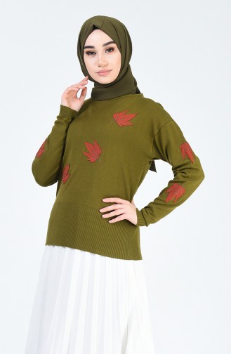 Khaki Pullover 0594-06