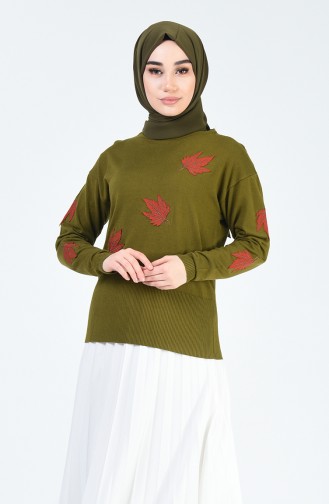 Khaki Pullover 0594-06