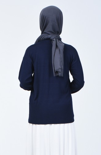 Navy Blue Sweater 0583-07