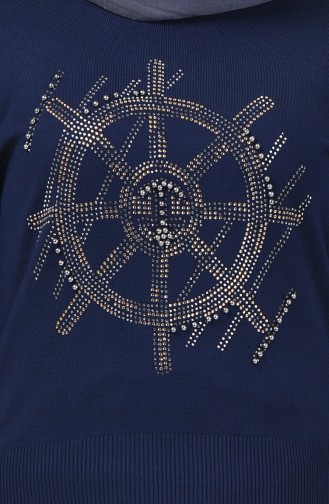 Navy Blue Sweater 0589-04
