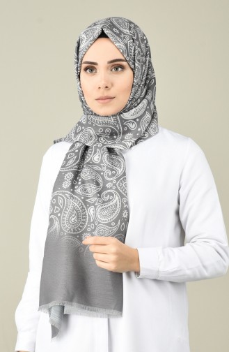 Châle à Motifs 901580-03 Gris 901580-03