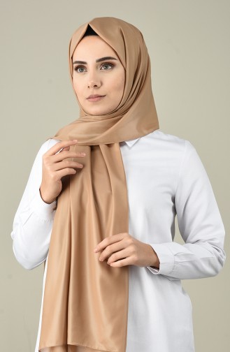 Leder Chiffon Schal  50053-04 Beige 50053-04