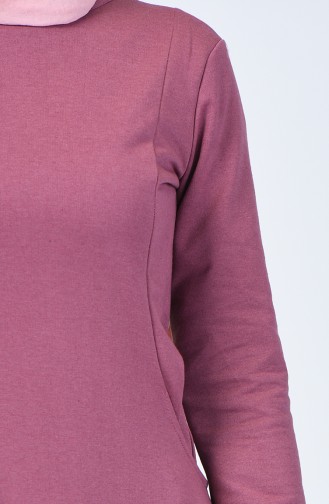 Dusty Rose Hijab Dress 3132-07