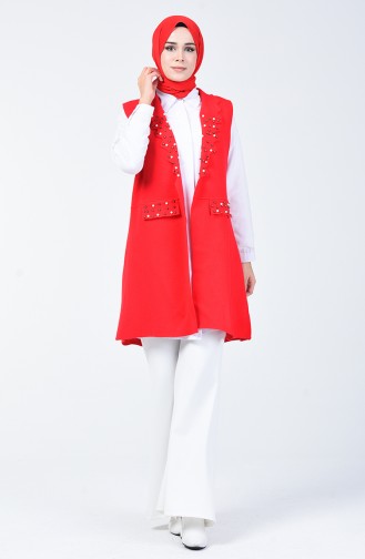 Red Gilet 14128-06