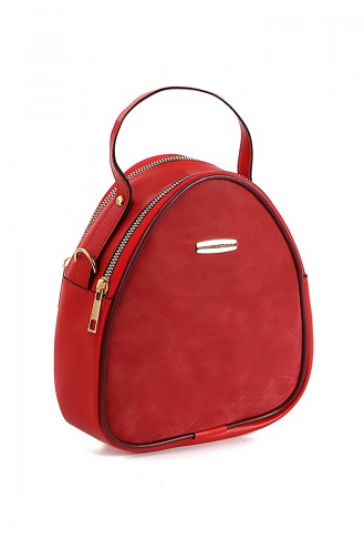 Women´s Shoulder Bag Red 10677KI
