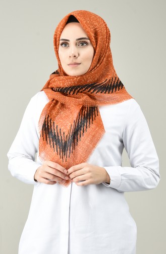 Patterned Scarf Light Brick 901582-01