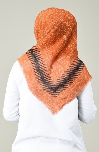 Patterned Scarf Light Brick 901582-01