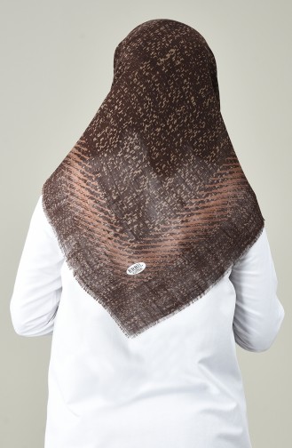 Patterned Scarf Brown 901582-08