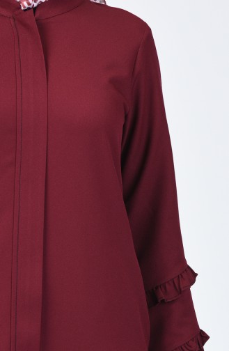 Claret Red Abaya 0261-04