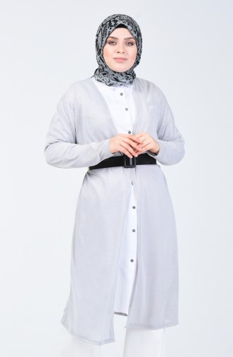 كارديجان رمادي فاتح 7693-07