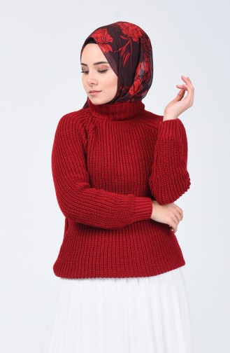 Claret Red Sweater 1002-04