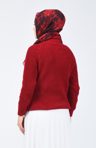 Claret Red Sweater 1002-04