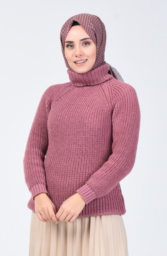 Dusty Rose Sweater 1002-06