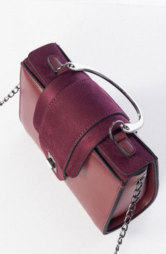 Women´s Cross Shoulder Bag Bordeaux 4012-03