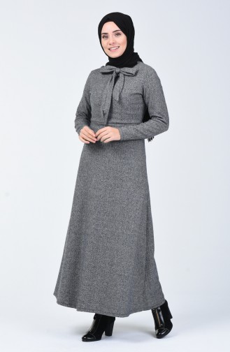 فستان رمادي 0021-01