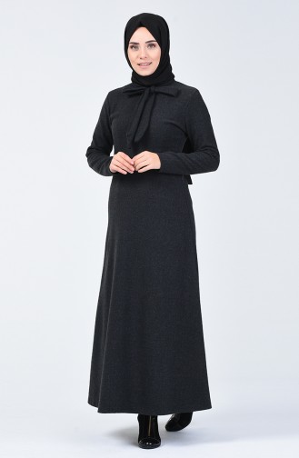 فستان أسود فاتح 0021-05