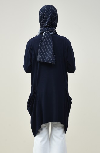 Navy Blue Tuniek 8141-03