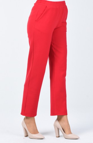 Claret Red Pants 1305PNT-04