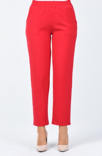 Claret Red Pants 1305PNT-04