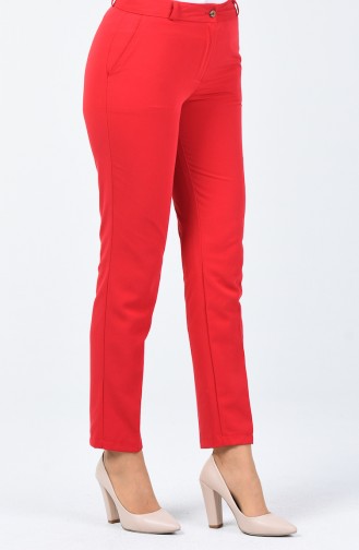 Pantalon Classique 1338PNT-04 Rouge 1338PNT-04