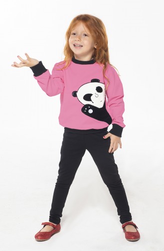 Sweatshirt Pour Enfant Fille ZN-SS-082 Rose 082