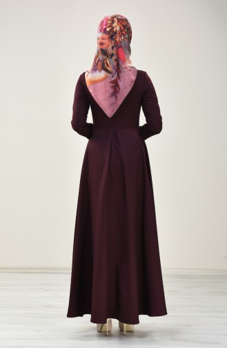 Purple Hijab Dress 2004-04